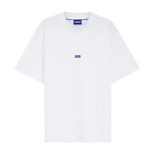 Hugo Mens Nieros Patch Logo T-Shirt / White